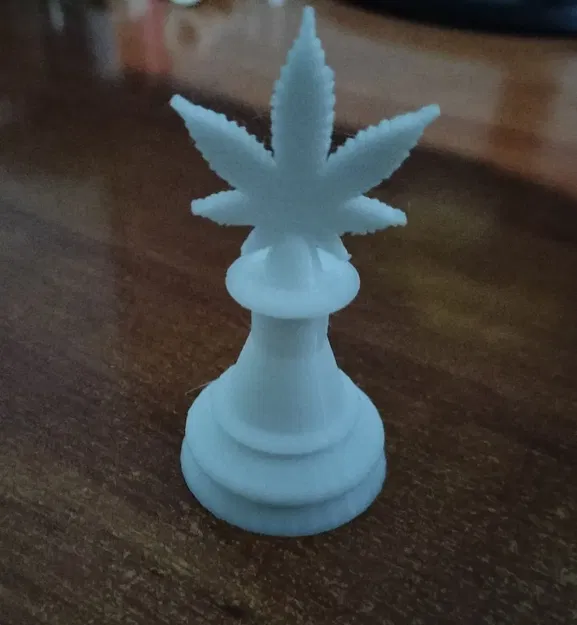 Mảnh cờ phù thủy cần sa cho biến thể cờ đùa Bongcloud 420 - Image 1