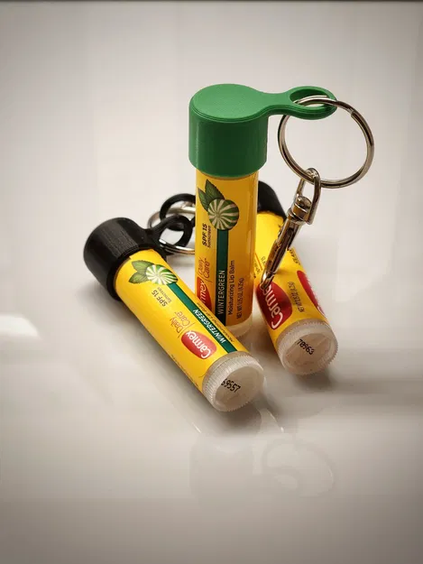 Móc khóa nắp son dưỡng môi tiện lợi - Image 1