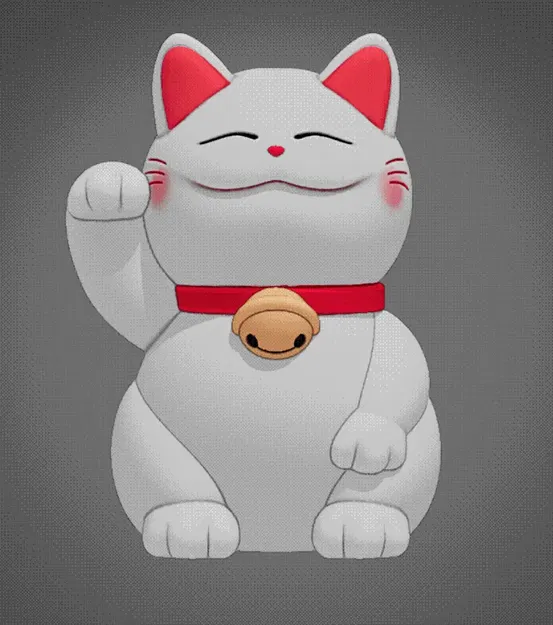 Mô hình mèo dễ thương xuất xứ từ Trung Quốc - Image 1