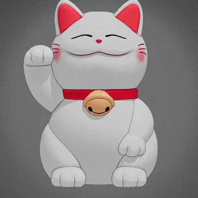 Mô hình mèo dễ thương xuất xứ từ Trung Quốc