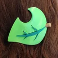 Cái ghim tóc lá phong cách Animal Crossing - Thumbnail 1