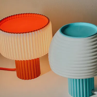 Đèn thiết kế hiện đại - Shroom Curve & Radiant Form