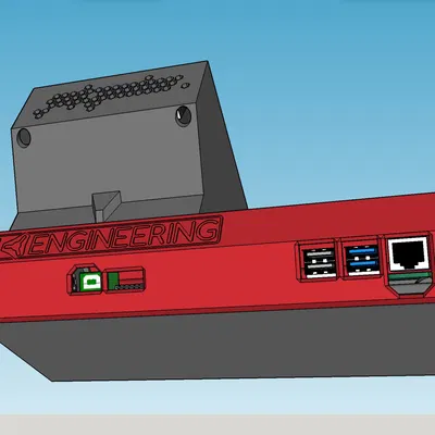 Hộp điều khiển LowRider 3 CNC cho BTT SKR 1.4 Turbo và Raspberry Pi 4b