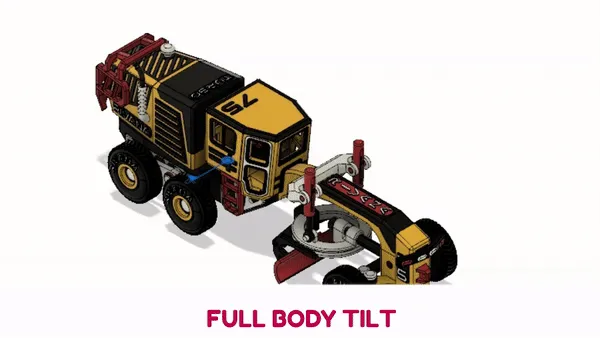 Máy san nền ngầm màu vàng trong khai thác mỏ - Image 6