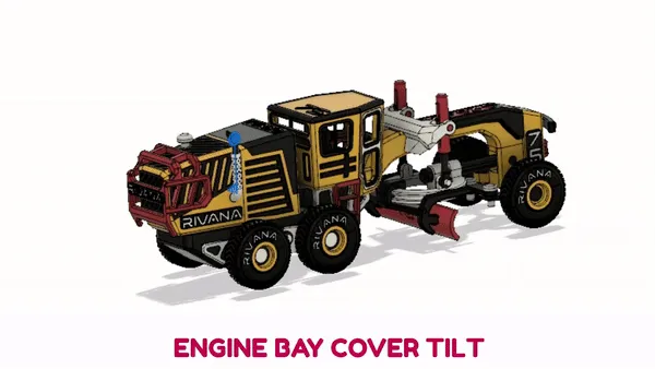 Máy san nền ngầm màu vàng trong khai thác mỏ - Image 7