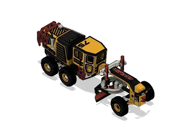 Máy san nền ngầm màu vàng trong khai thác mỏ - Image 14