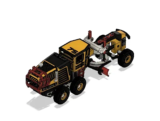 Máy san nền ngầm màu vàng trong khai thác mỏ - Image 15