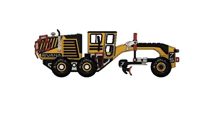 Máy san nền ngầm màu vàng trong khai thác mỏ - Image 16