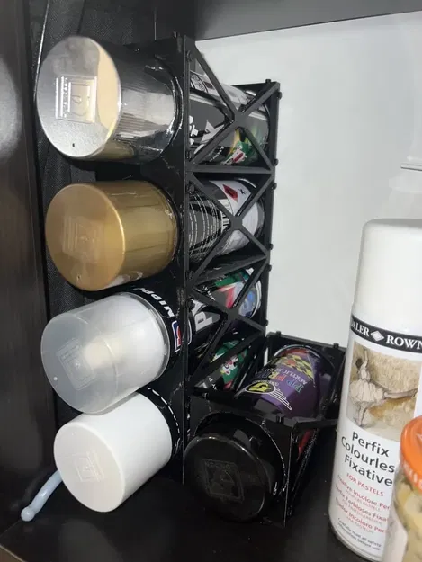 Giá đỡ chai xịt xếp chồng tiện lợi - Image 1