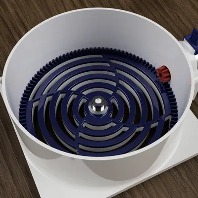 Van gió điều chỉnh bằng động cơ bước 120mm