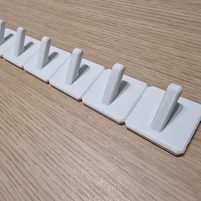 Giá treo chìa khóa mô-đun với móc gắn tường