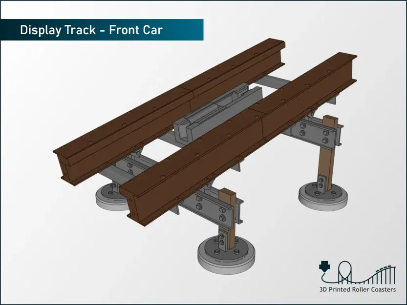 Đường ray hiển thị cho xe trước của Hybrid Coaster - Image 1