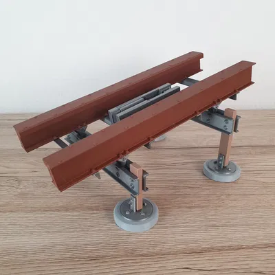 Đường ray hiển thị cho xe trước của Hybrid Coaster