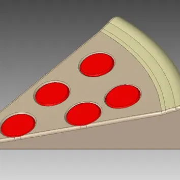 Đồ chặn cửa hình miếng pizza độc đáo
