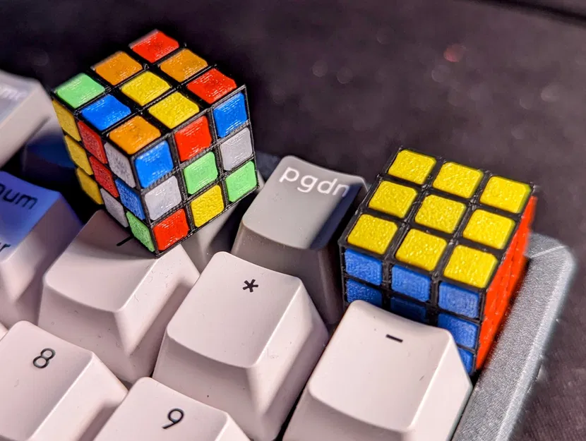 Núm phím hình khối Rubik cho bàn phím cơ - Image 1