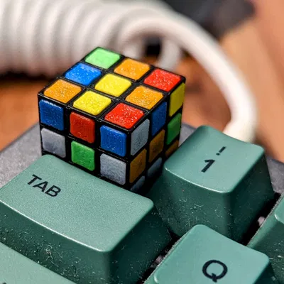 Núm phím hình khối Rubik cho bàn phím cơ