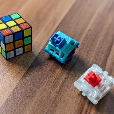 Núm phím hình khối Rubik cho bàn phím cơ