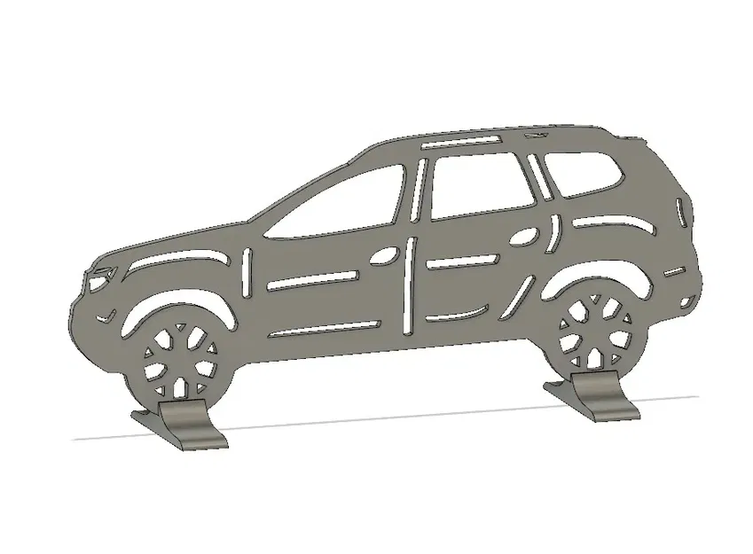 Silhouette của xe Dacia Duster để bàn - Image 3