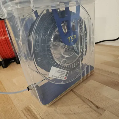 Hộp chứa filament khô với hygrometer và vật liệu hút ẩm