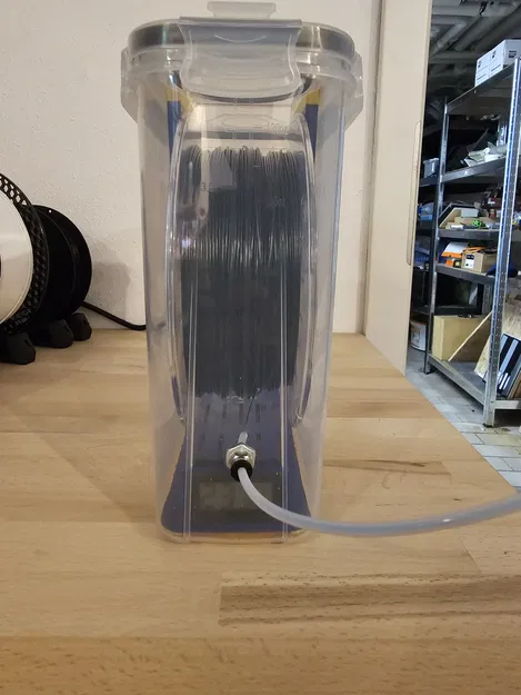 Hộp chứa filament khô với hygrometer và vật liệu hút ẩm - Image 4