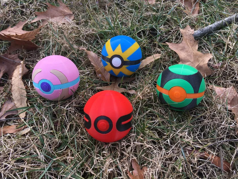 Pokeball với cơ chế bản lề in liền và khóa từ - Image 6