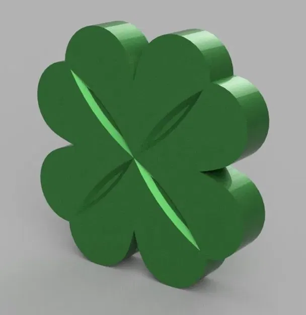 Mô hình trang trí bánh cupcake cỏ bốn lá cho Ngày Thánh Patrick - Image 1