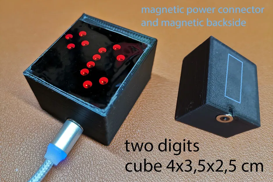 Màn hình hiển thị nhiệt độ mini pyramidak với cảm biến therm... - Image 1