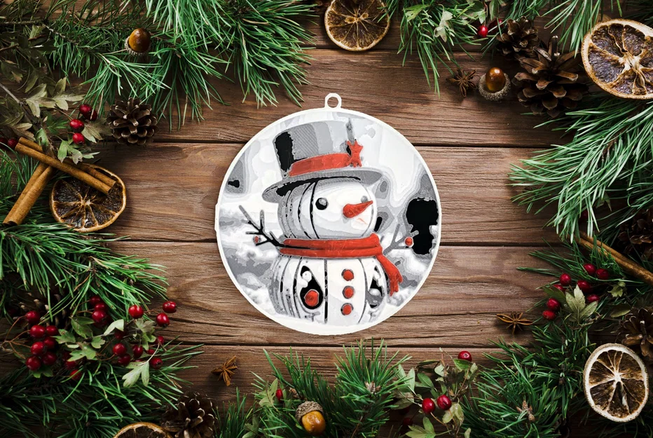 Đồ trang trí cây thông Noel hình quả cầu 8 cm của Hueforge - Image 1