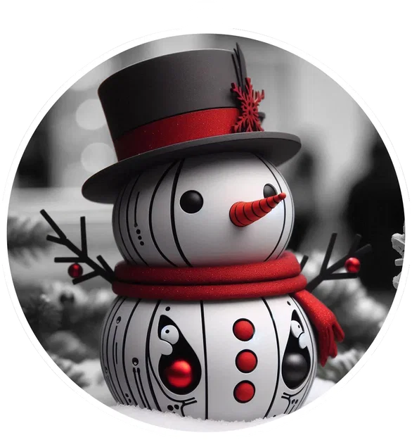 Đồ trang trí cây thông Noel hình quả cầu 8 cm của Hueforge - Image 2
