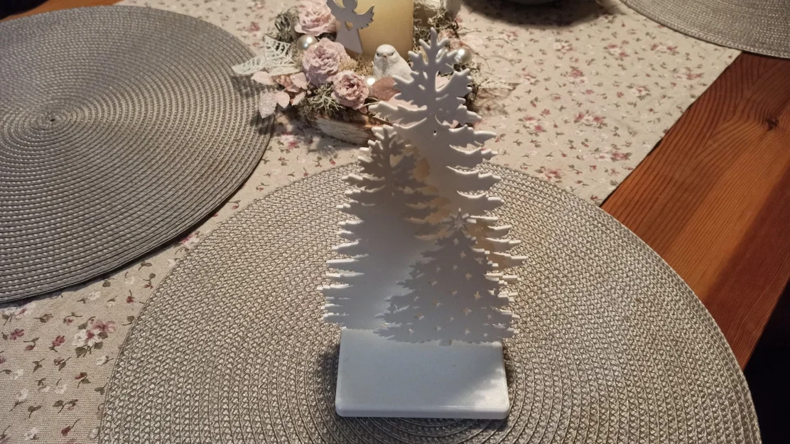 Cây thông Giáng sinh với nến LED - Image 3