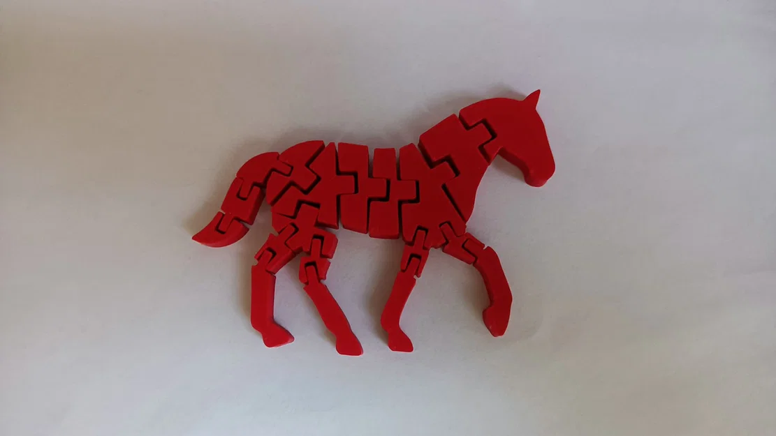 Mô hình ngựa linh hoạt cho in 3D không cần hỗ trợ - Image 1