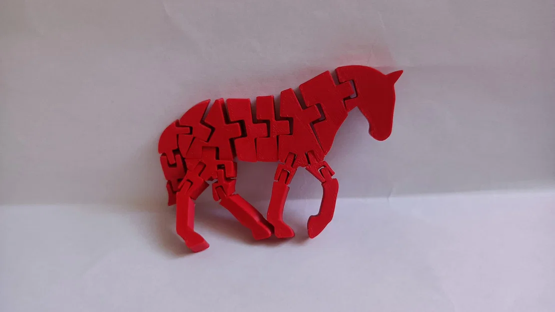 Mô hình ngựa linh hoạt cho in 3D không cần hỗ trợ - Image 2