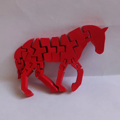 Mô hình ngựa linh hoạt cho in 3D không cần hỗ trợ
