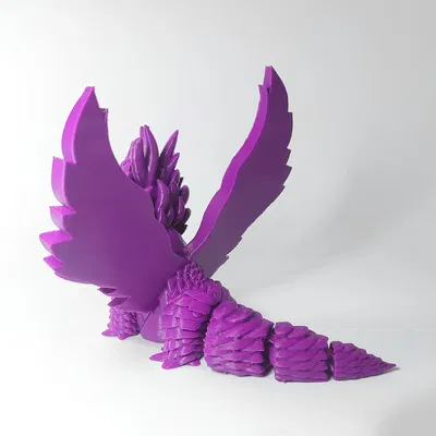 Rồng dễ thương có cánh linh hoạt và khớp nối