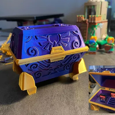 Hòm thần Zelda: Skyward Sword với giá đỡ cartridge Switch tháo rời