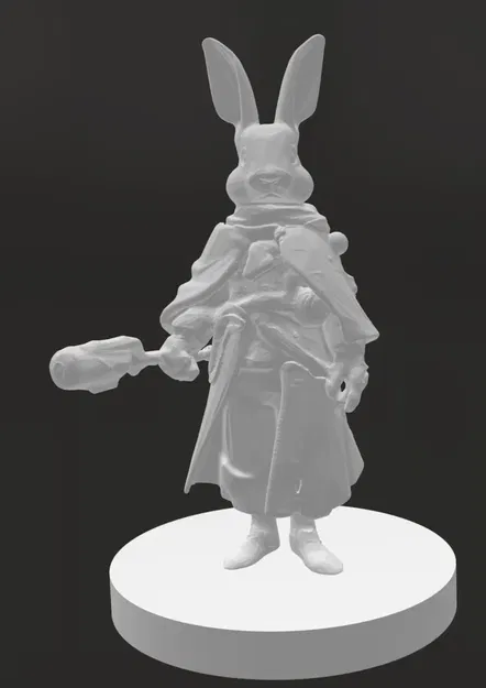 Bộ sưu tập mô hình nhân vật thỏ Harengon cho DND - Image 1