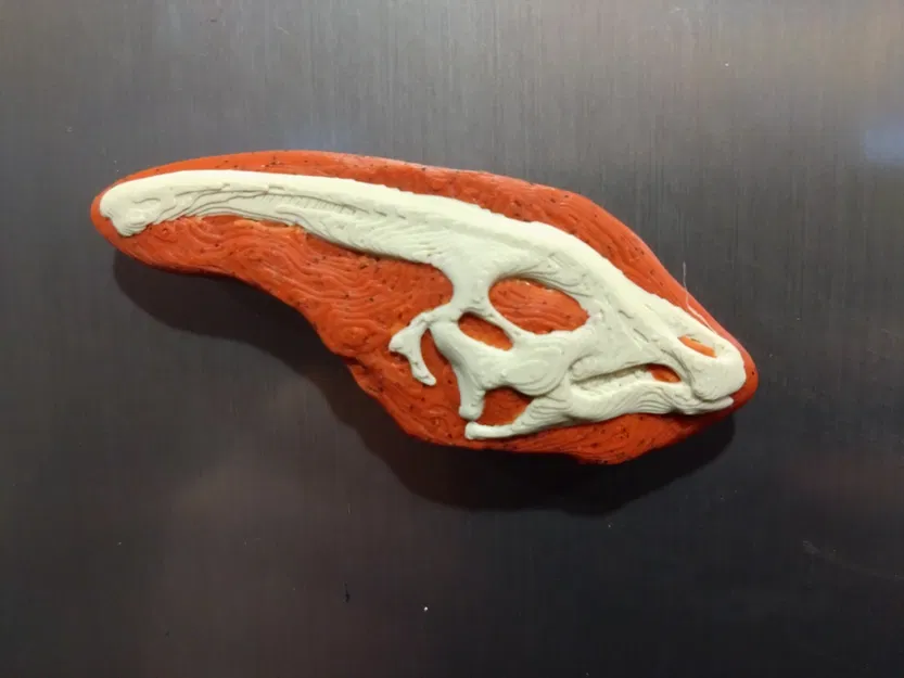 Nam châm hộp sọ khủng long in 3D độc đáo - Image 5