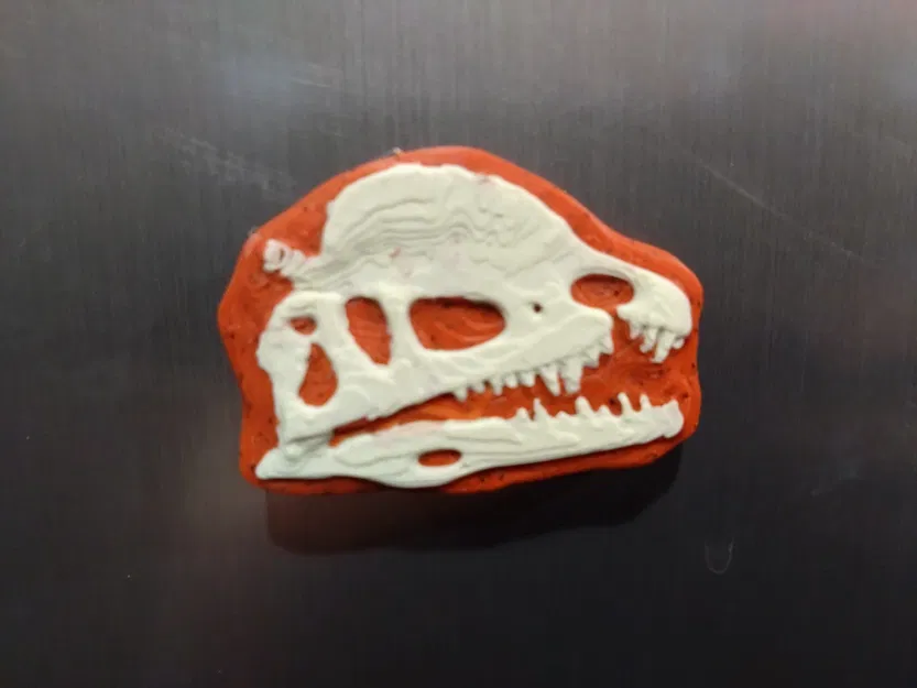 Nam châm hộp sọ khủng long in 3D độc đáo - Image 9