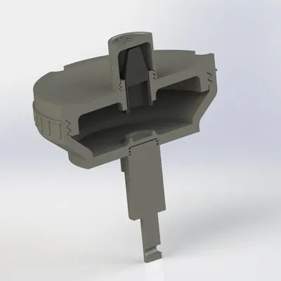 Mìn chống người AUPS kiểu Ý với vỏ bakelite chống nước