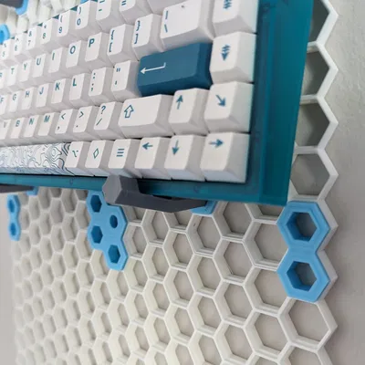 Giá đỡ bàn phím treo tường hình tổ ong