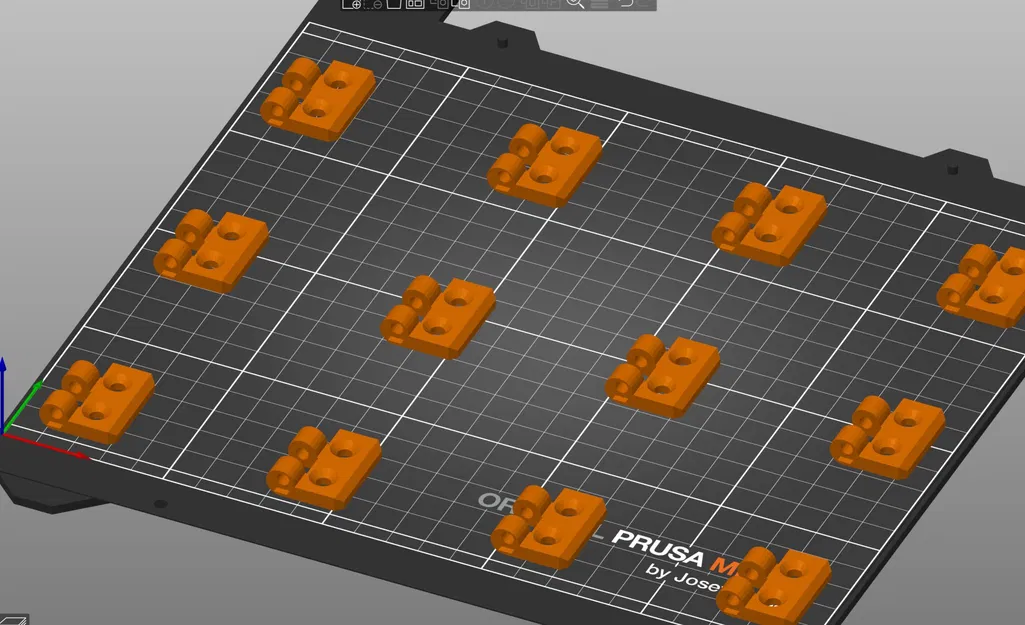 Bản lề đối xứng cho vỏ MK4 với lỗ 20x14 - Image 1