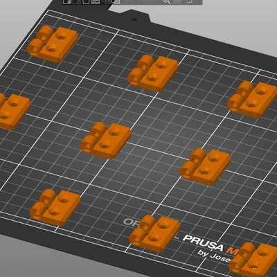 Bản lề đối xứng cho vỏ MK4 với lỗ 20x14