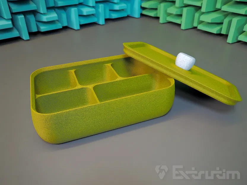 Hộp trang sức nhiều ngăn với nắp, có thể xếp chồng lên nhau - Image 2