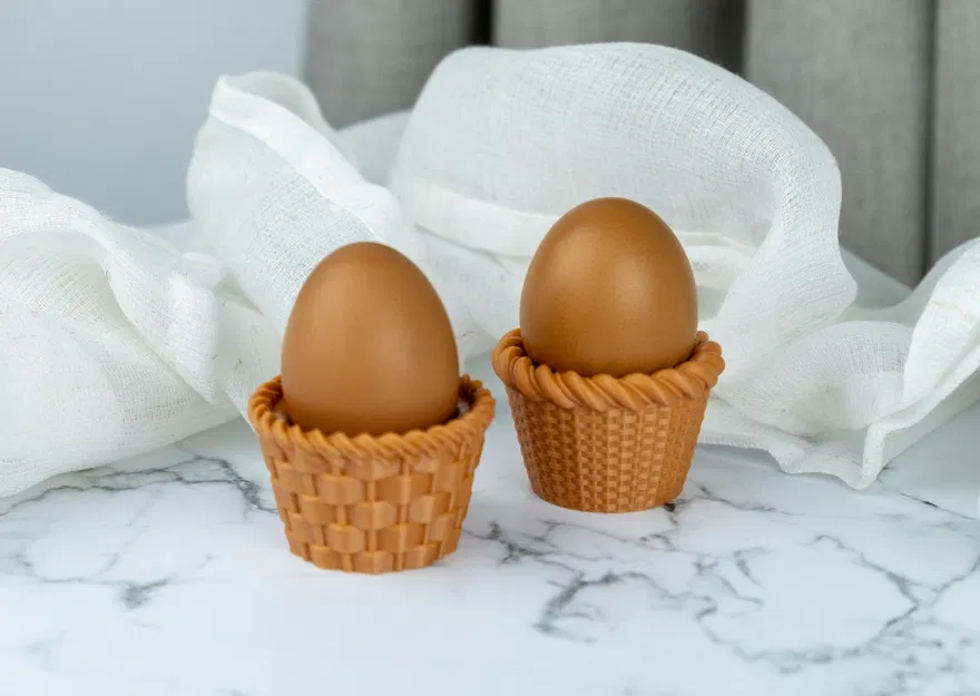 Bộ giá đỡ trứng Phục Sinh kiểu giỏ dệt 3D - Image 1