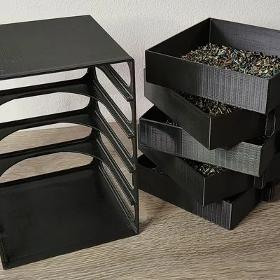 Ngăn kéo mô-đun xếp chồng dễ dàng sử dụng