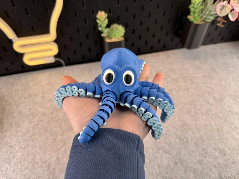 Bạch tuộc dễ thương có khớp linh hoạt nhiều màu sắc - Image 1