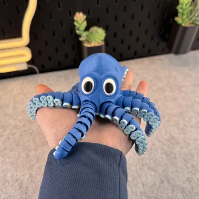 Bạch tuộc dễ thương có khớp linh hoạt nhiều màu sắc