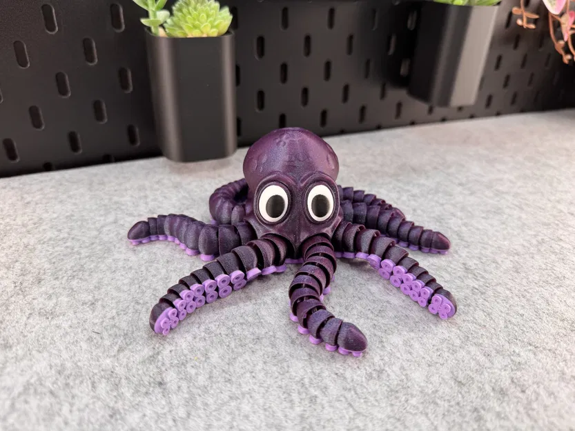 Bạch tuộc dễ thương có khớp linh hoạt nhiều màu sắc - Image 11