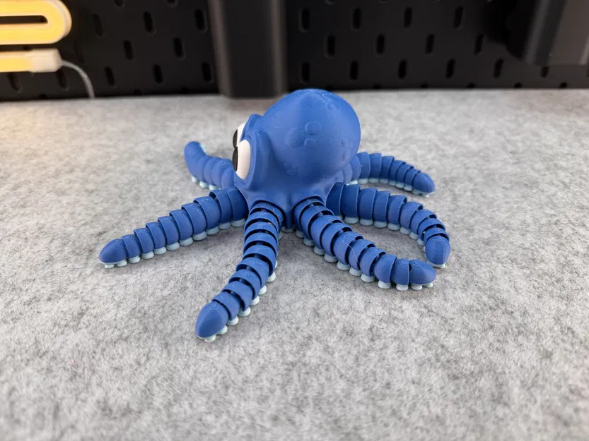 Bạch tuộc dễ thương có khớp linh hoạt nhiều màu sắc - Image 12