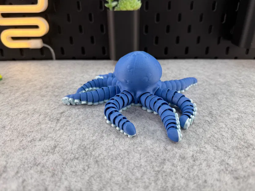 Bạch tuộc dễ thương có khớp linh hoạt nhiều màu sắc - Image 14